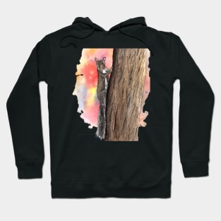 Squirrel at a tree Hoodie